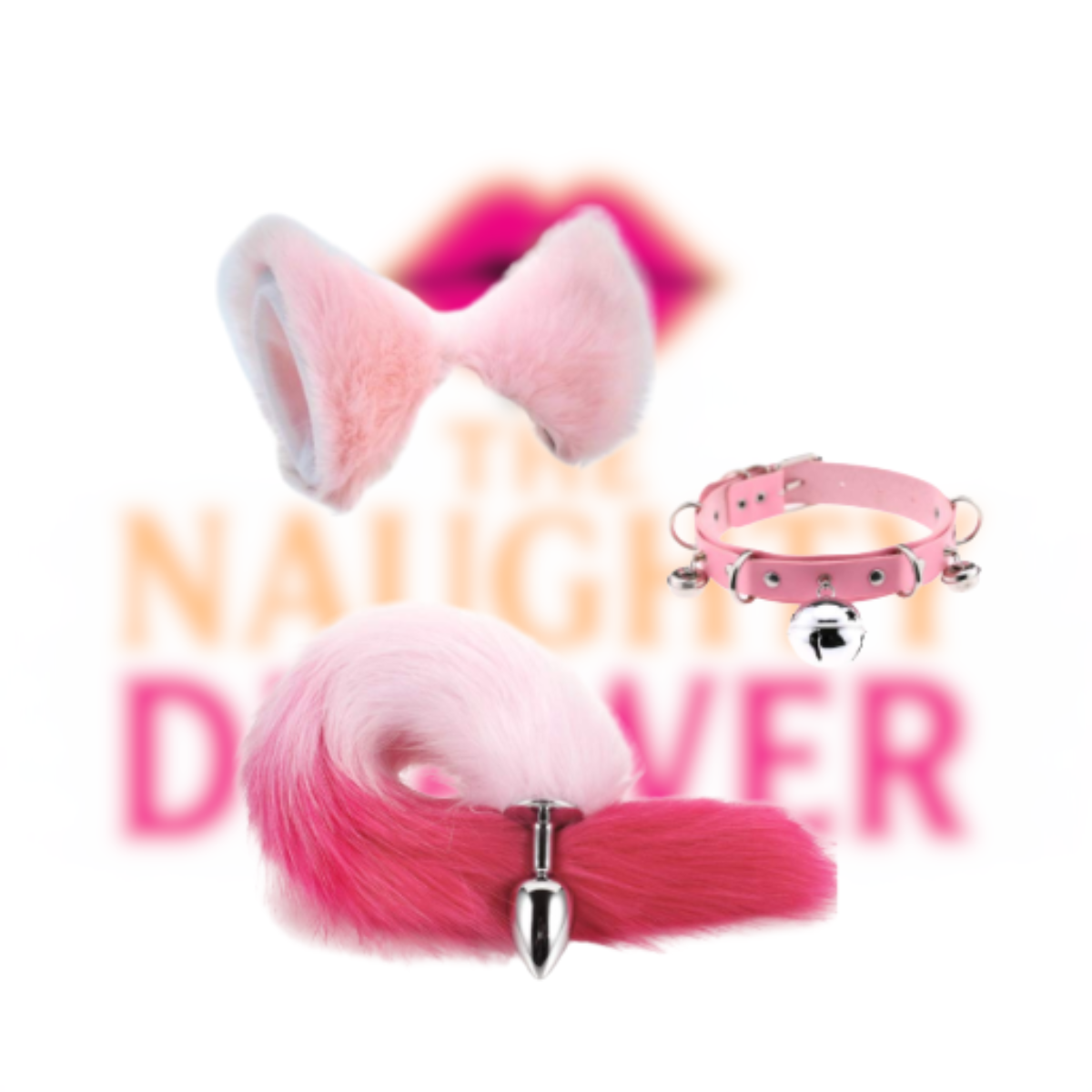 Adults Fluffy Tail and Collar Set (BLACK FRIDAY + ITEM)