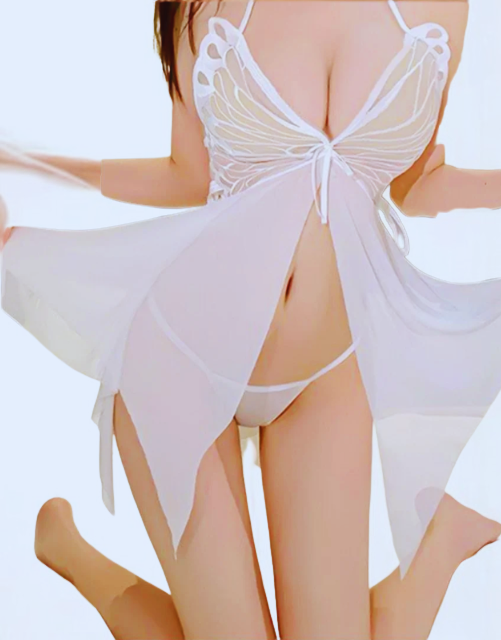 Chiffon Butterfly Breasted Lingerie