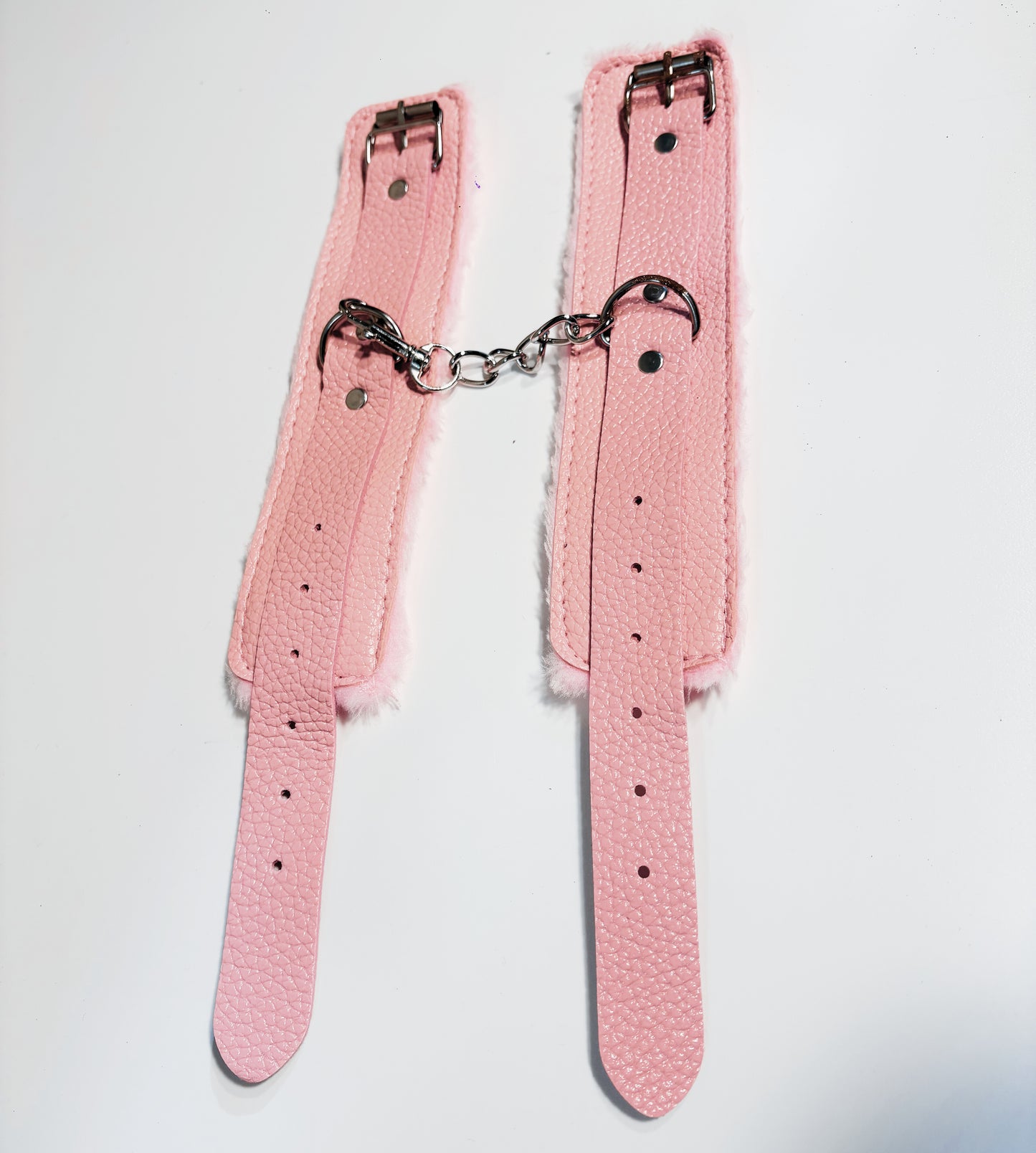Pink Fluffy Cuffs