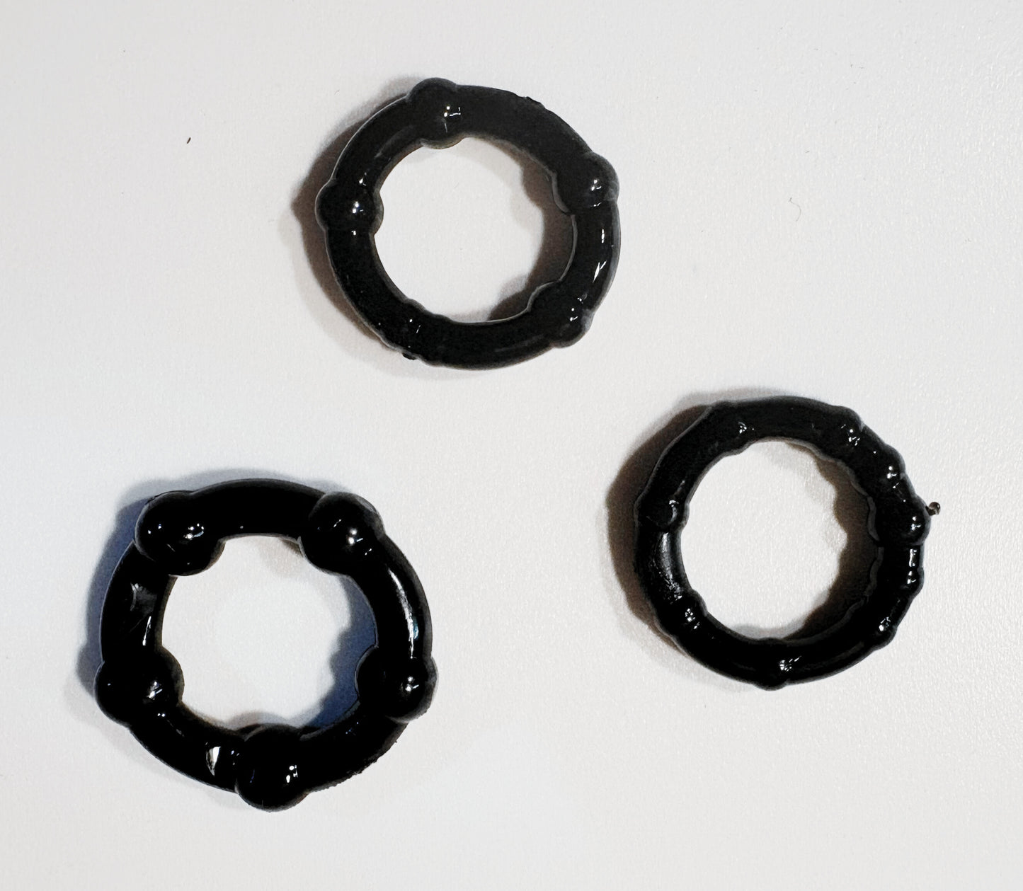 Stay Hard Beaded Cock Rings