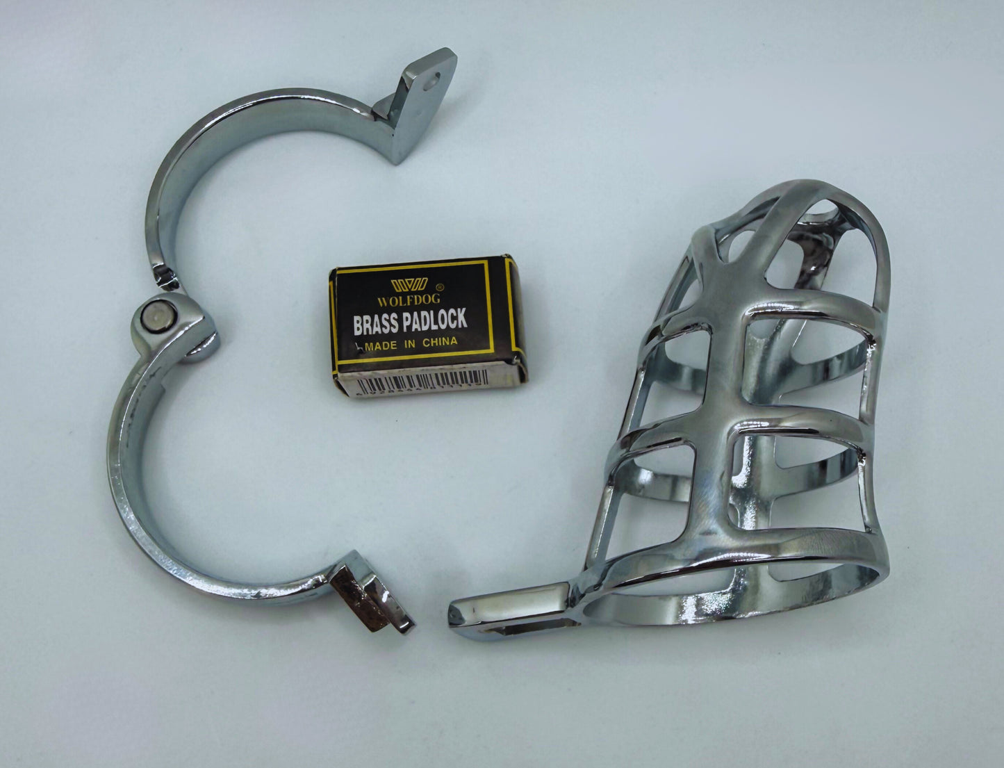 The Cock Cage - Silver