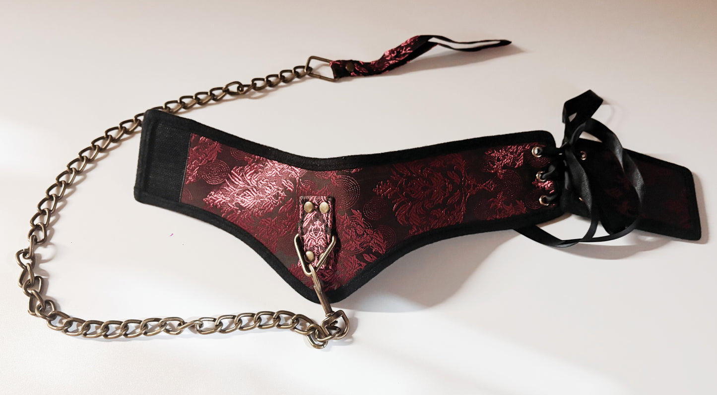 Vintage Pattern Tie Collar