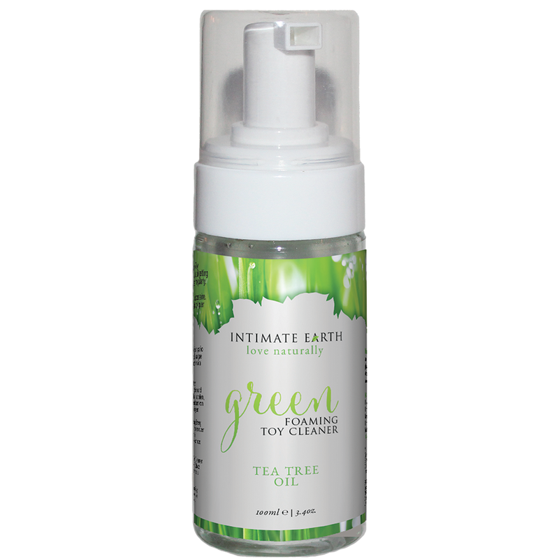 Intimate Earth Green Tea Tree Oil Foaming Toy Cleaner 3.4oz