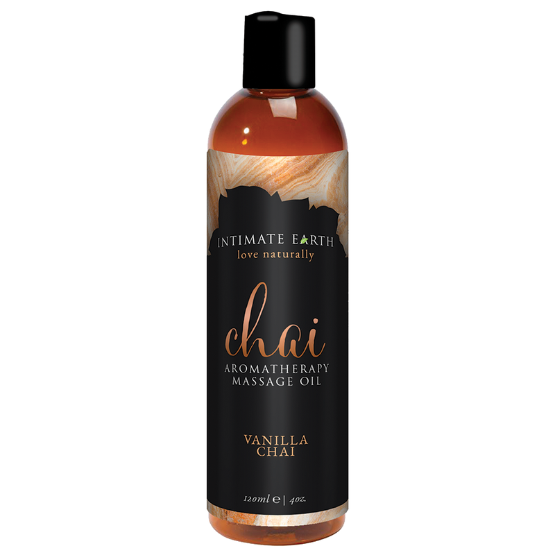Intimate Earth Chai Aromatherapy Massage Oil - Vanilla 120ml