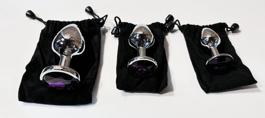 3pc Metal Butt Plugs