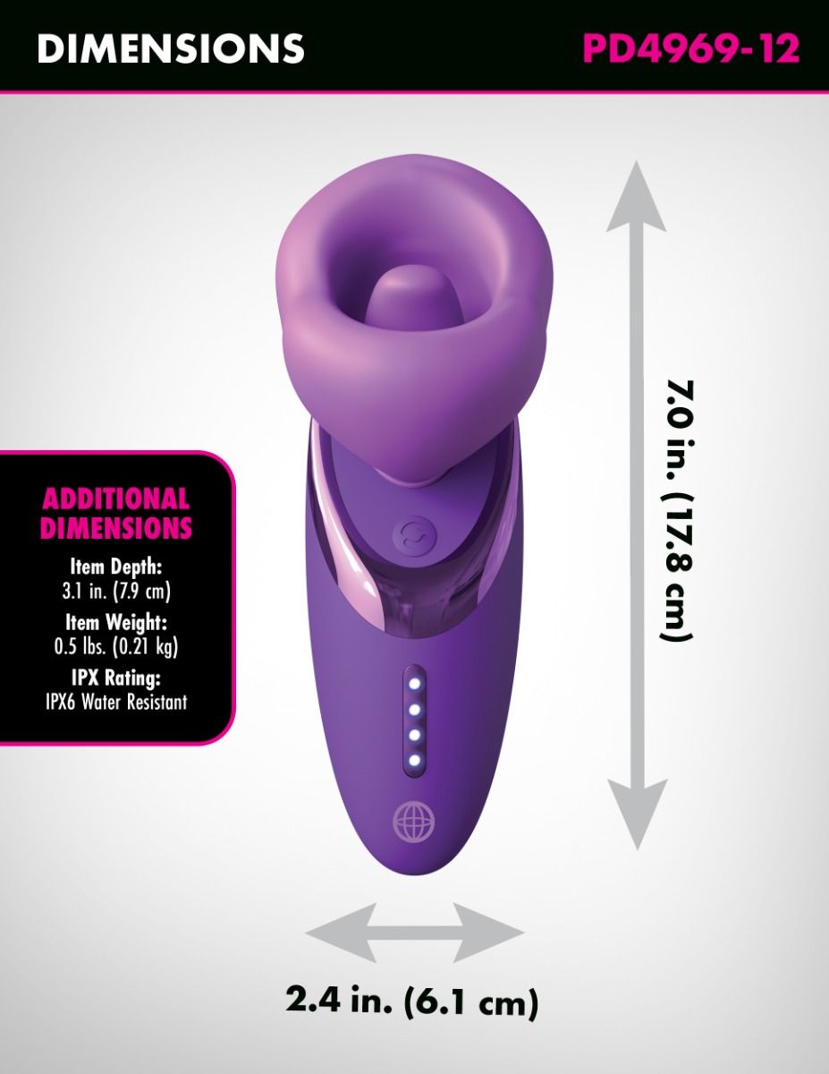Pipedream - Fantasy For Her - Pleasure Sucker - Purple