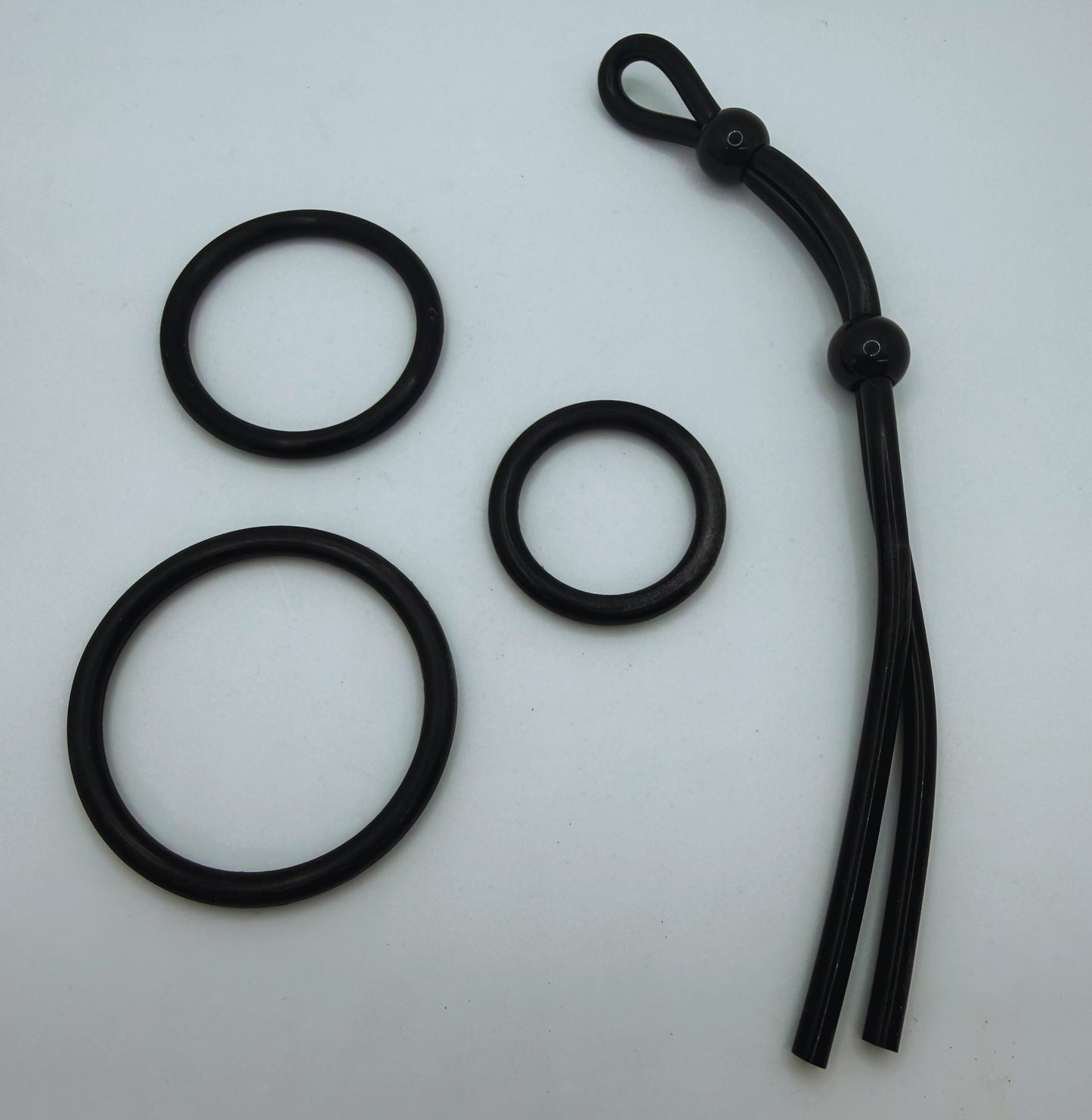 4pc Cock Ring Set with Adjustable Band (BLACK FRIDAY + ITEM)