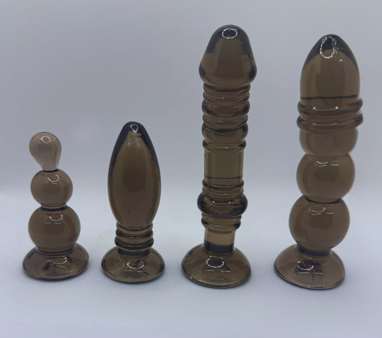 4pc Silicone Butt Plug Set - Black (BLACK FRIDAY + ITEM)