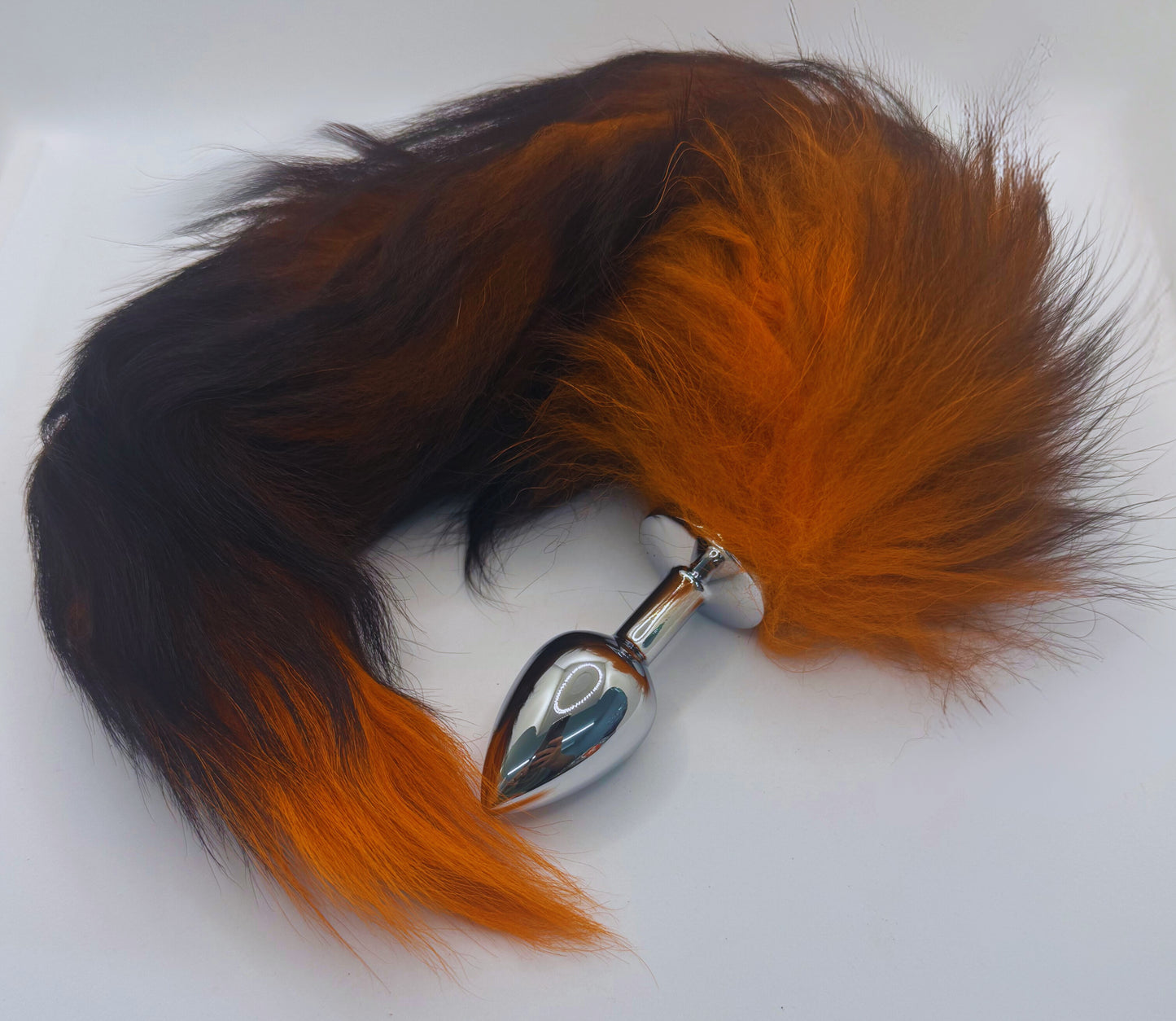 Adult Plush Fox Tail and Furry Set - Orange and Black (BLACK FRIDAY + ITEM)