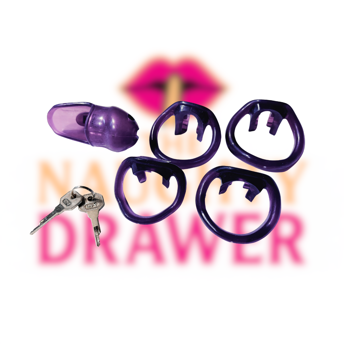 The Cock Cage (Plastic) - Purple