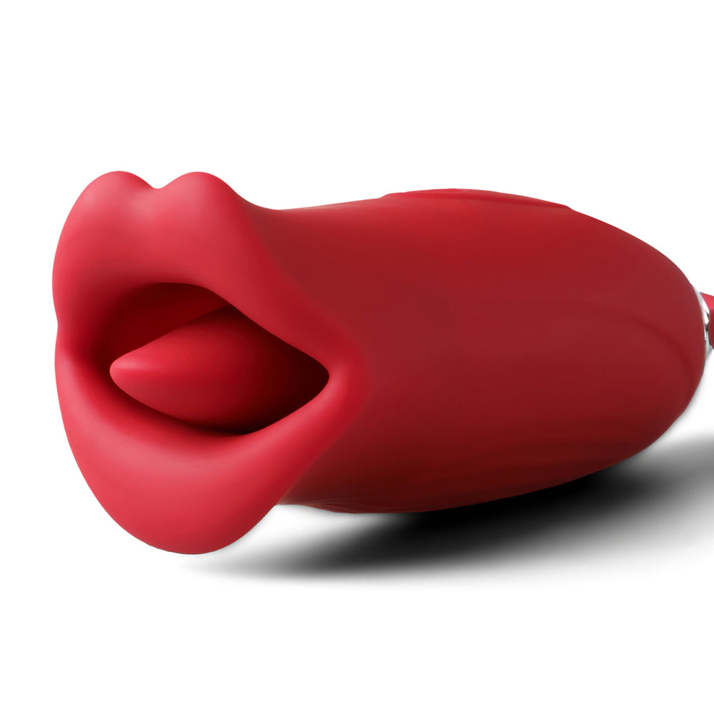 Dual Clitorus Licking and G Spot Thrusting Vibrator