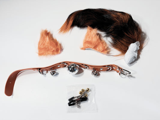 Plush Fox Tail and Furry Set