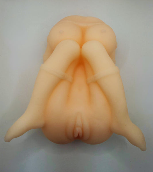 Positioned Lady Male Masturbator
