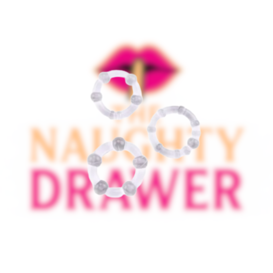 Stay Hard Beaded Cock Rings