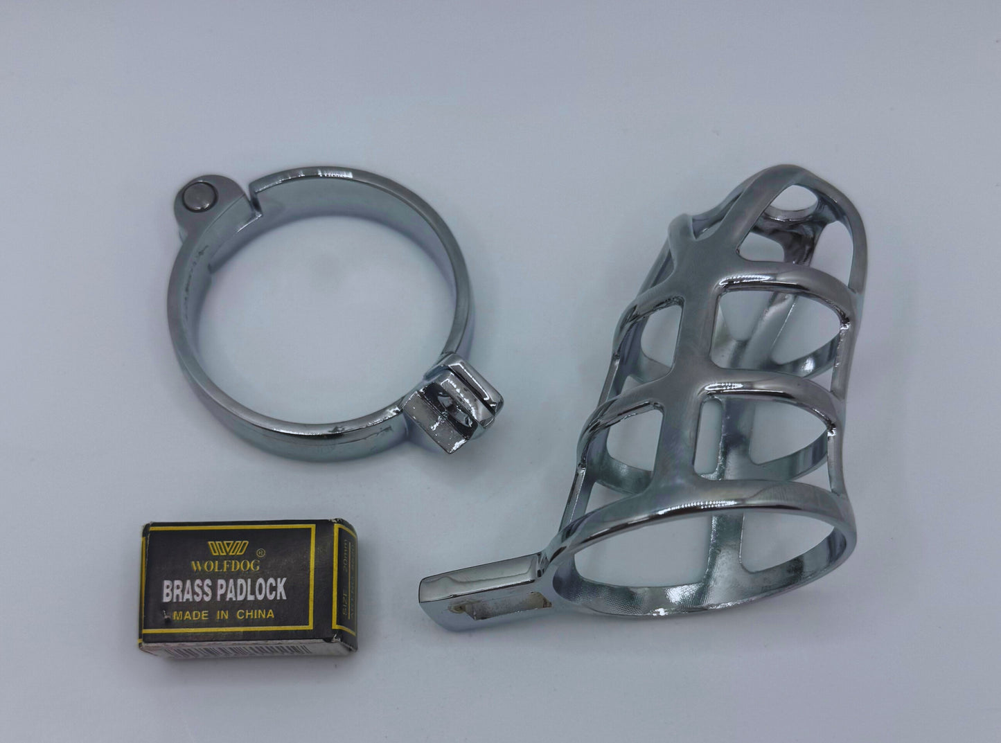 The Cock Cage - Silver