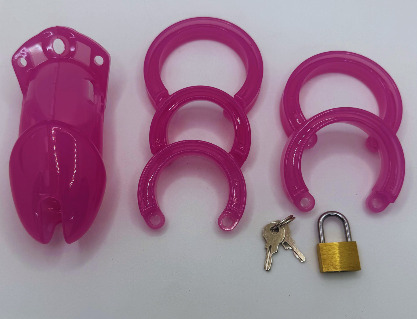 The Cock Cage (Plastic) - Pink