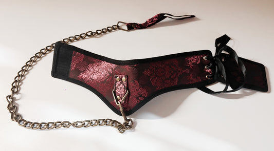 Vintage Pattern Tie Collar