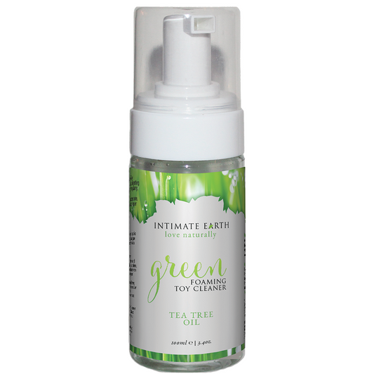 Intimate Earth Green Tea Tree Oil Foaming Toy Cleaner 3.4oz
