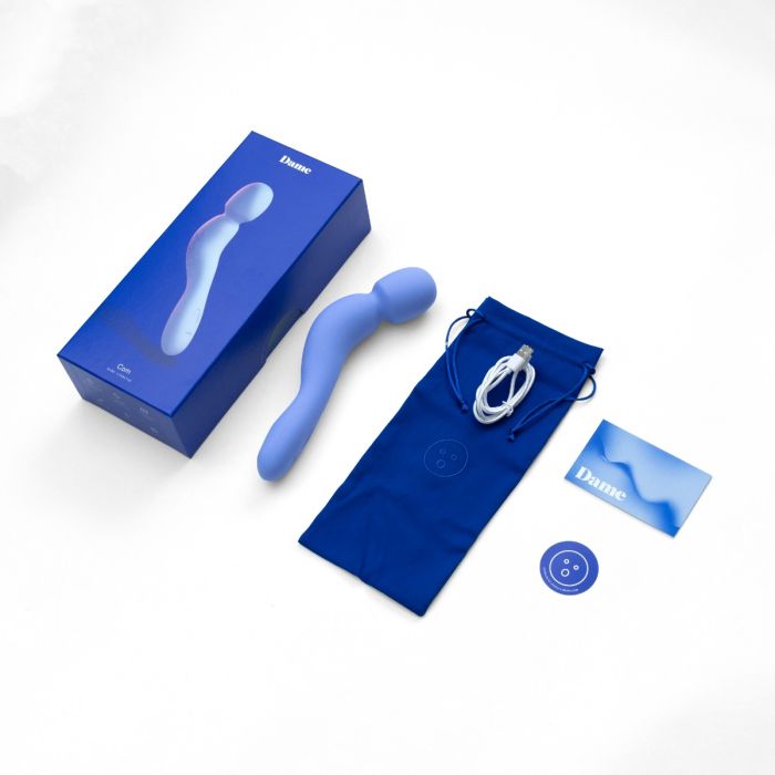 DAME - Com, Wand Vibrator - Periwinkle