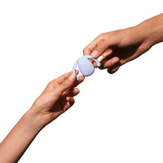 DAME - Eva, Couples Vibrator - Ice