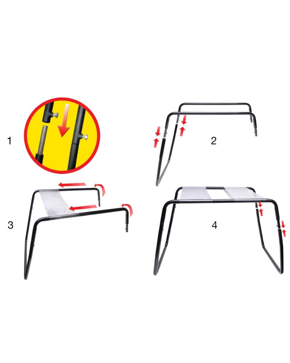 Pipedream - Fetish Fantasy Series - The Incredible Sex Stool - Clear/Black