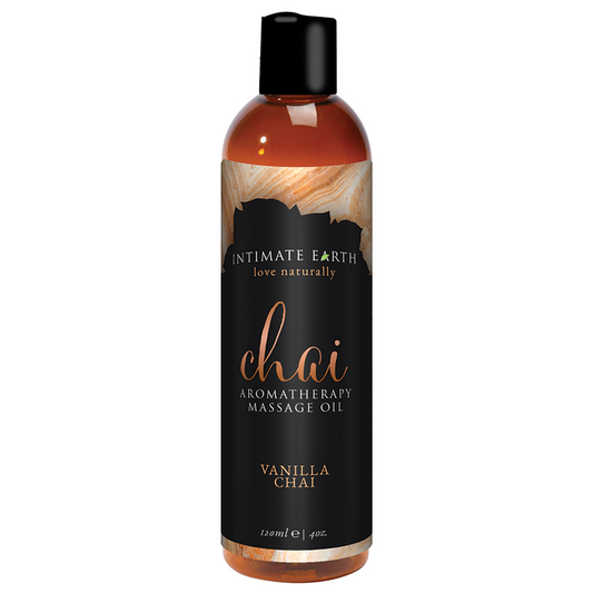 Intimate Earth Chai Aromatherapy Massage Oil - Vanilla 120ml