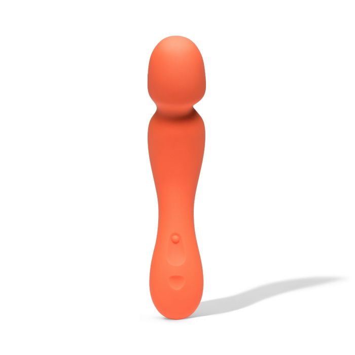 DAME - Min, Mini Wand Vibrator - Papaya