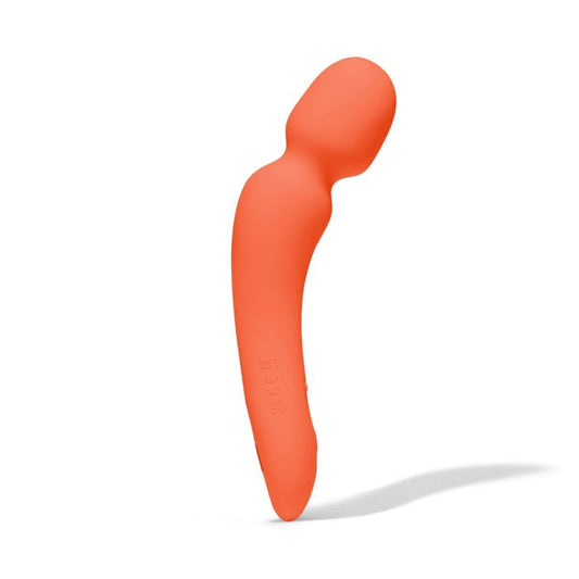 DAME - Min, Mini Wand Vibrator - Papaya