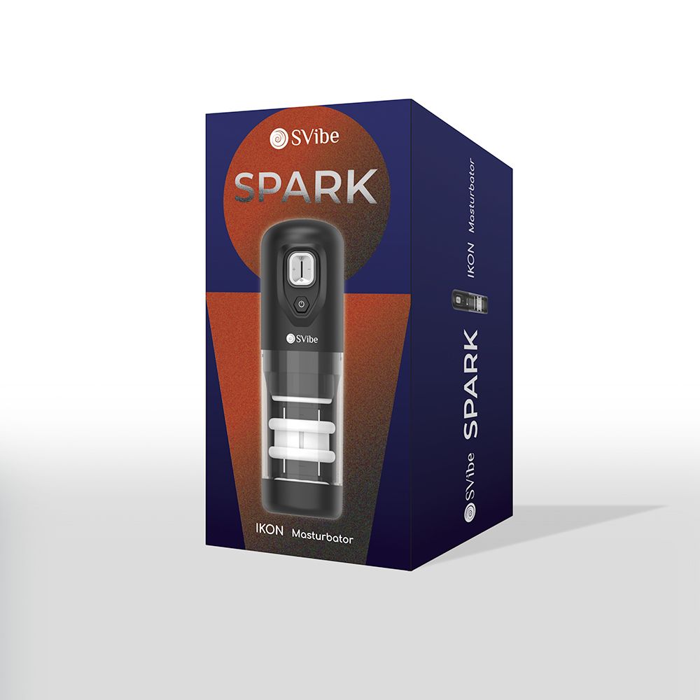 Snail Vibe Ikon SPARK Masturbator - Black