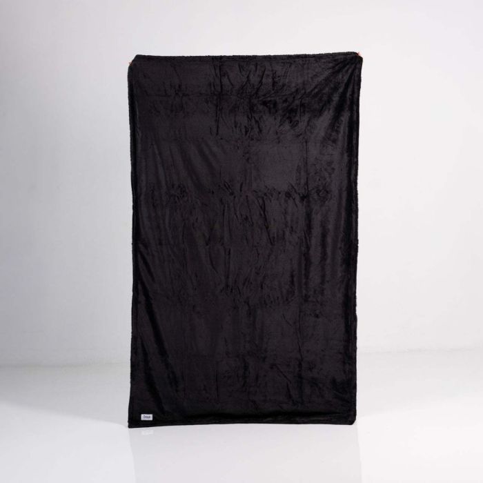 Splash Blanket - Furlush (NON bonded) - Black on Black - Small