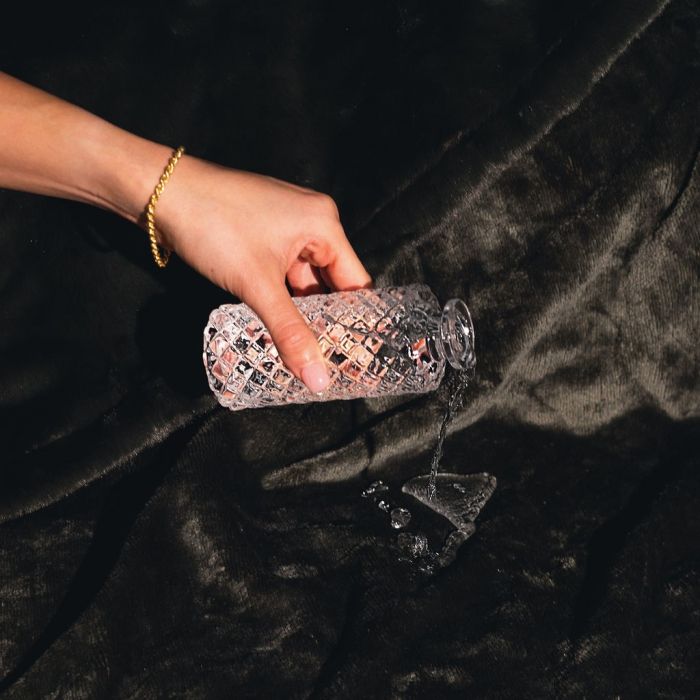 Splash Blanket - Furlush (NON bonded) - Black on Black - Small