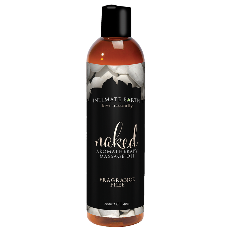 Intimate Earth Naked Aromatherapy Massage Oil - Unscented 120ml